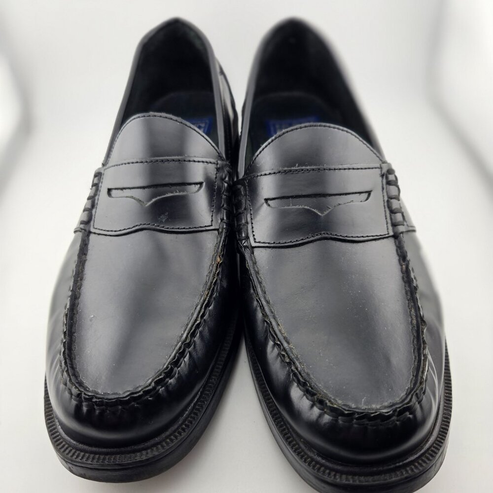 Nunn Bush Lincoln Penny Loafer Dress Shoes – Black Leather – Men’s Size 12M - Picture 2 of 13